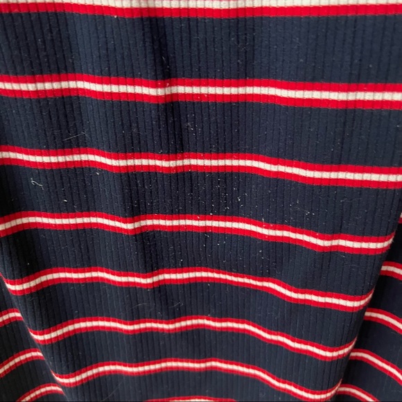 Navy Striped T-Shirt Dress - Picture 6 of 6